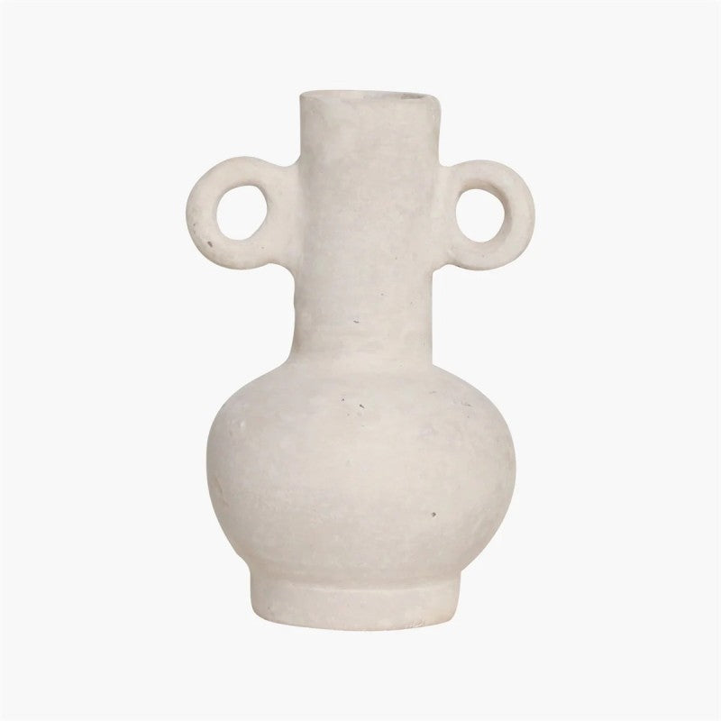 VASE TONG MATT BEIGE CERAMICS