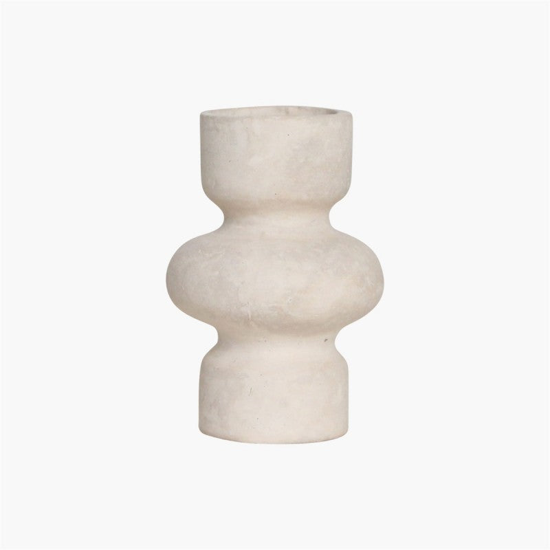 VASE BELLY MATT BEIGE CERAMICS