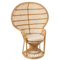CHAIR PEACOCK CROSSED RATTAN NATURAL 133