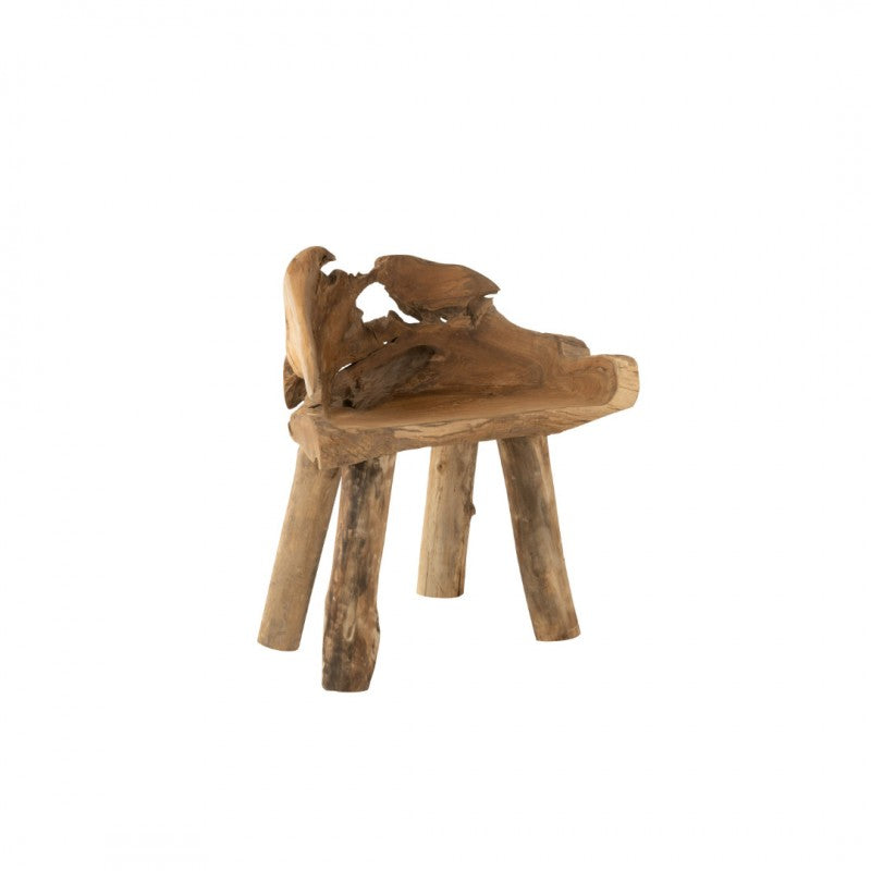 CHAIR ROOT TEAK WOOD NATURAL 80