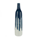VASE CERAMIC BLUE PAINT 52