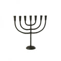 MENORAH CANDLEHOLDER METAL BLACK 55