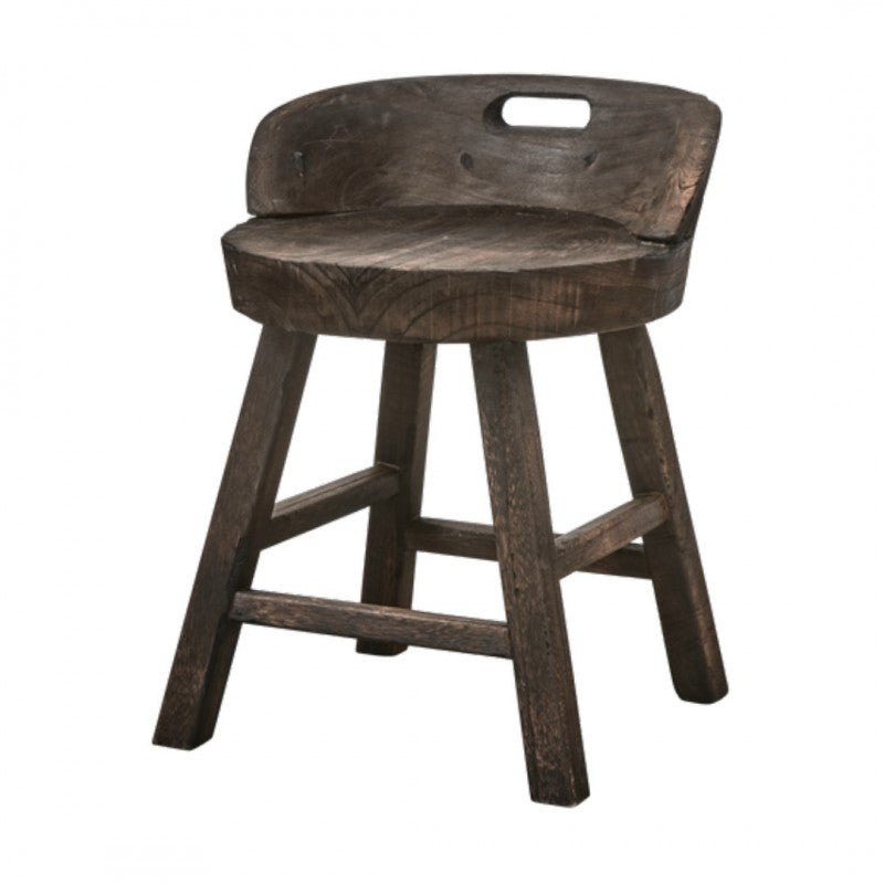 STOOL HANDY DARK BROWN 57