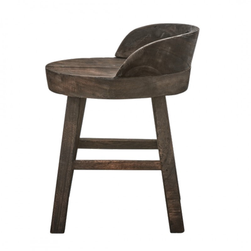 STOOL HANDY DARK BROWN 57