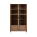 CABINET DISPLAY METAL MILITARY BROWN