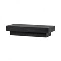CAFE TABLE BLOCK BLACK MANGO WOOD 150