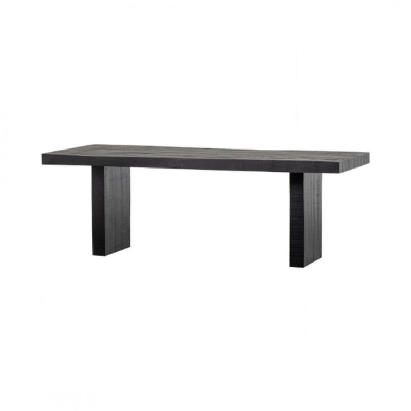 DINING TABLE BLACK MANGO WOOD 220