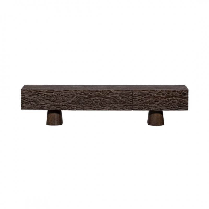 TV CABINET HAMMERED WALNUT 150