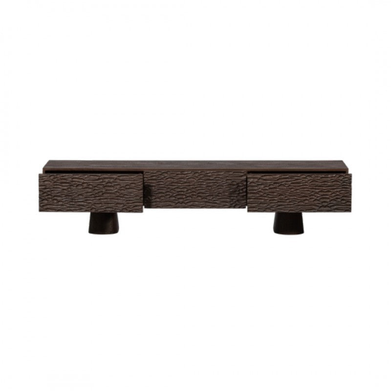 TV CABINET HAMMERED WALNUT 150