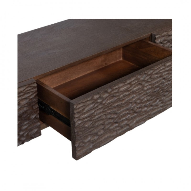 TV CABINET HAMMERED WALNUT 150