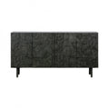 SIDEBOARD ABSTRACT CARVING BLACK 160