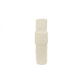 VASE NGBO RIBBED CERAMICS CREAM 60