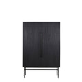 CABINET BLACK VLBD MANGOWOOD 2 DOORS 180