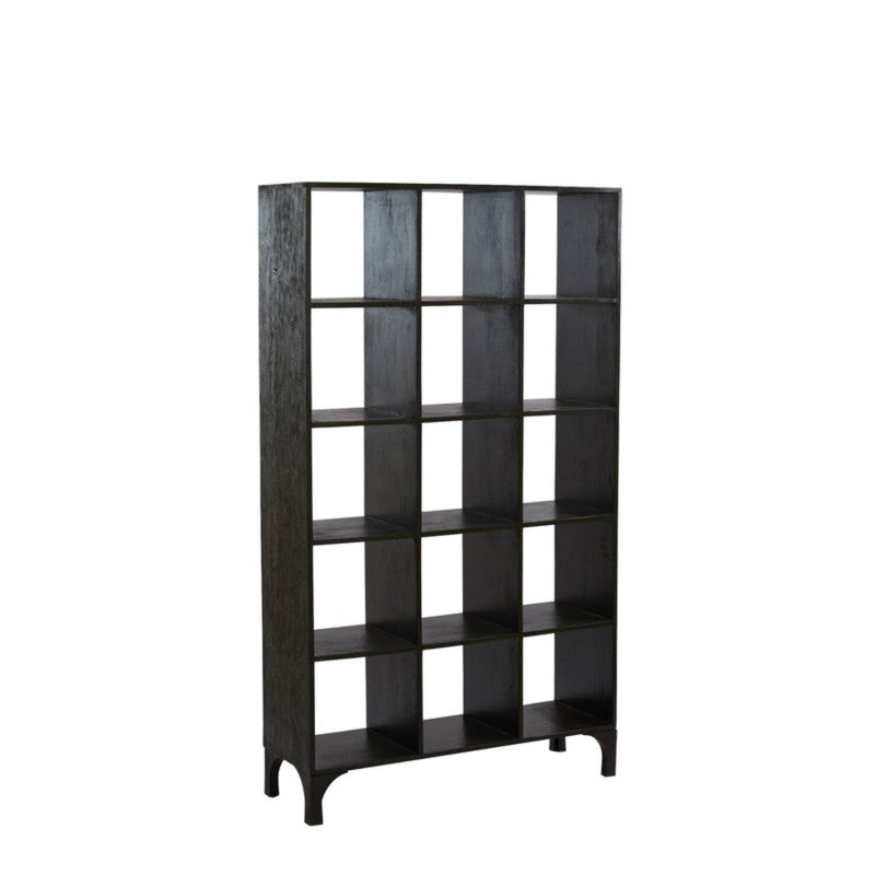 SHELF RAYOPEN WOOD BLACK 190