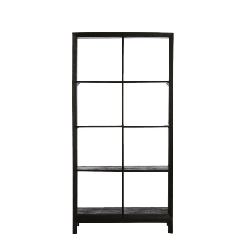 SHELF SND OPEN WOOD BLACK 190