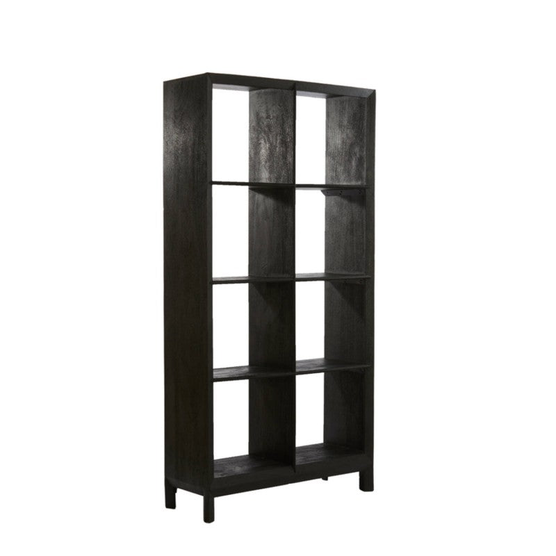 SHELF SND OPEN WOOD BLACK 190
