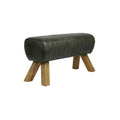BENCH GYM LEATHER GREEN 90