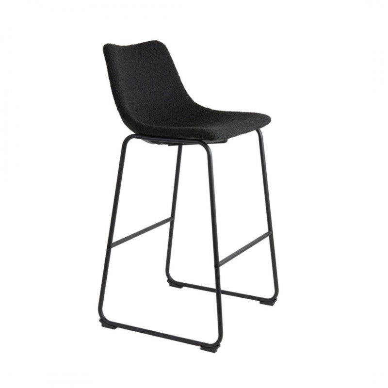 BAR CHAIR JD BOUCLE BLACK
