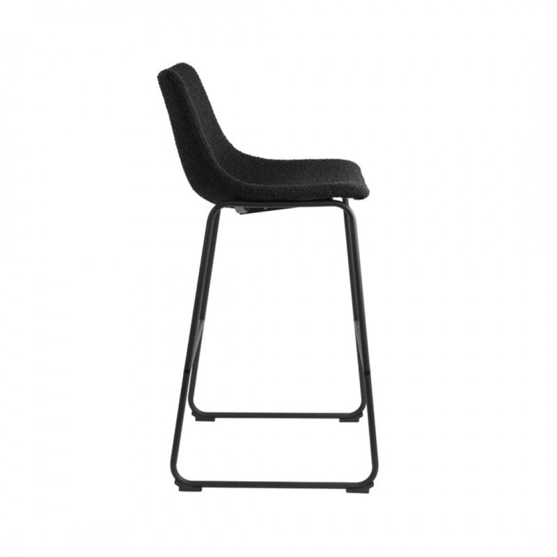 BAR CHAIR JD BOUCLE BLACK