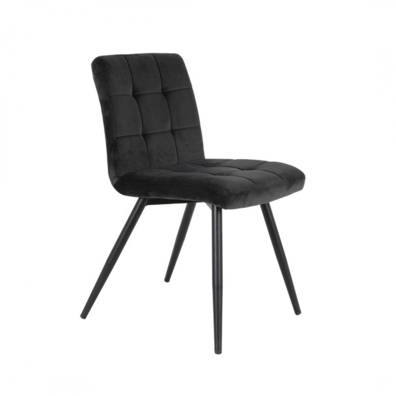 DINING CHAIR LV VELVET GRAY