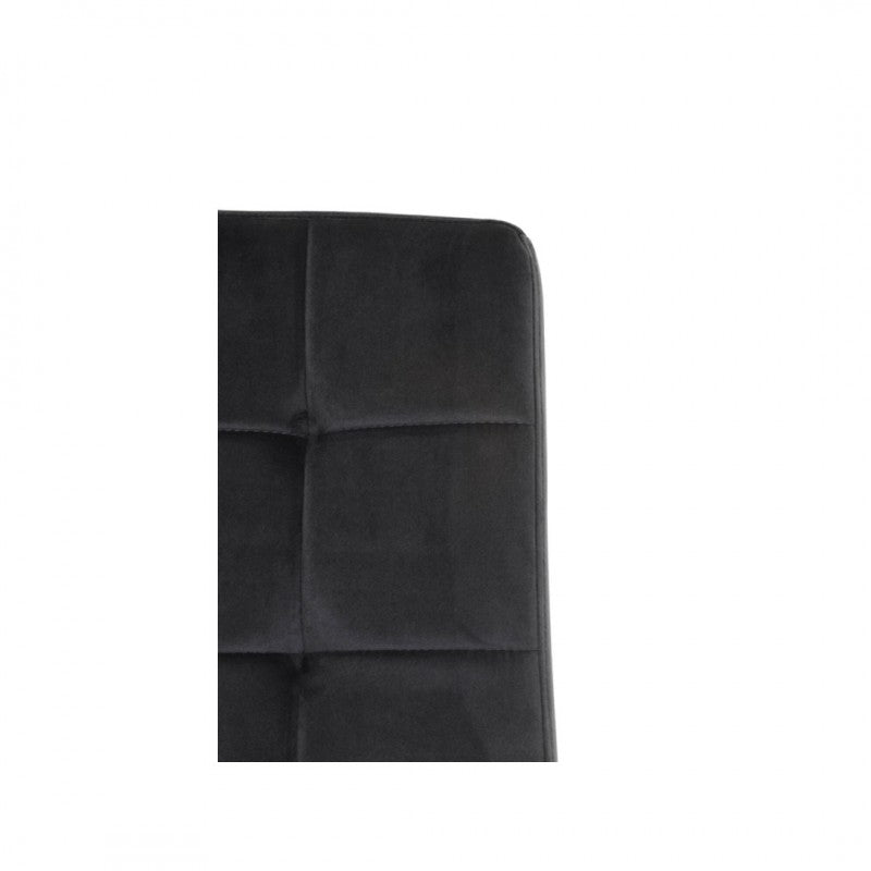 DINING CHAIR LV VELVET GRAY