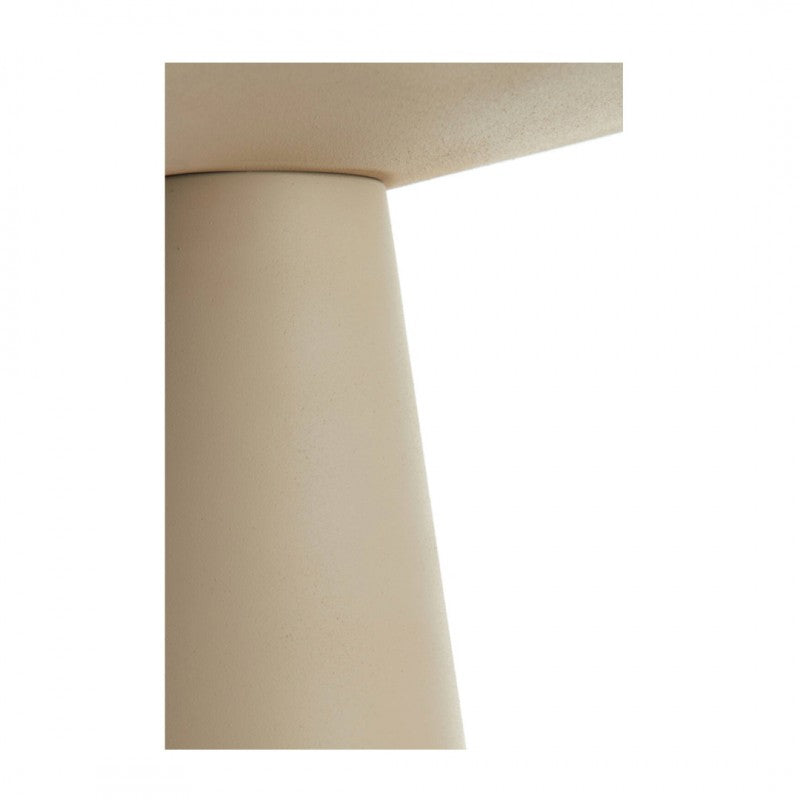 SIDE TABLE ABA MATT BEIGE METAL