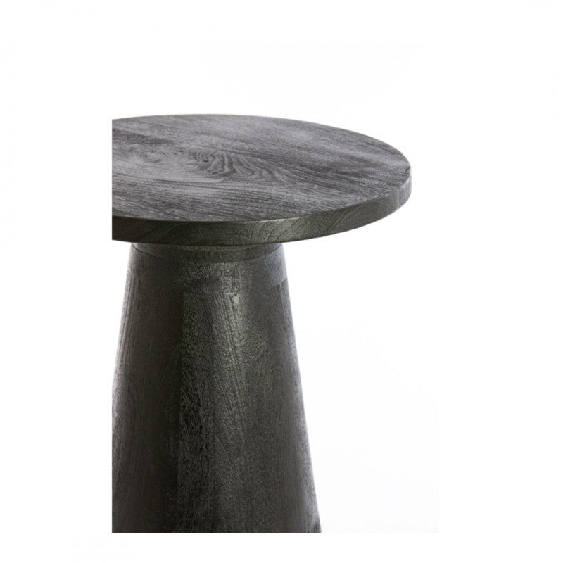 SIDE TABLE PX MATT BLACK WOOD