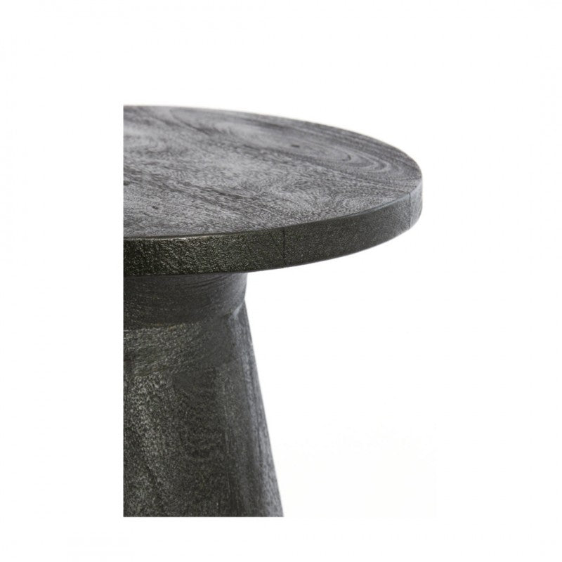 SIDE TABLE PX MATT BLACK WOOD 50