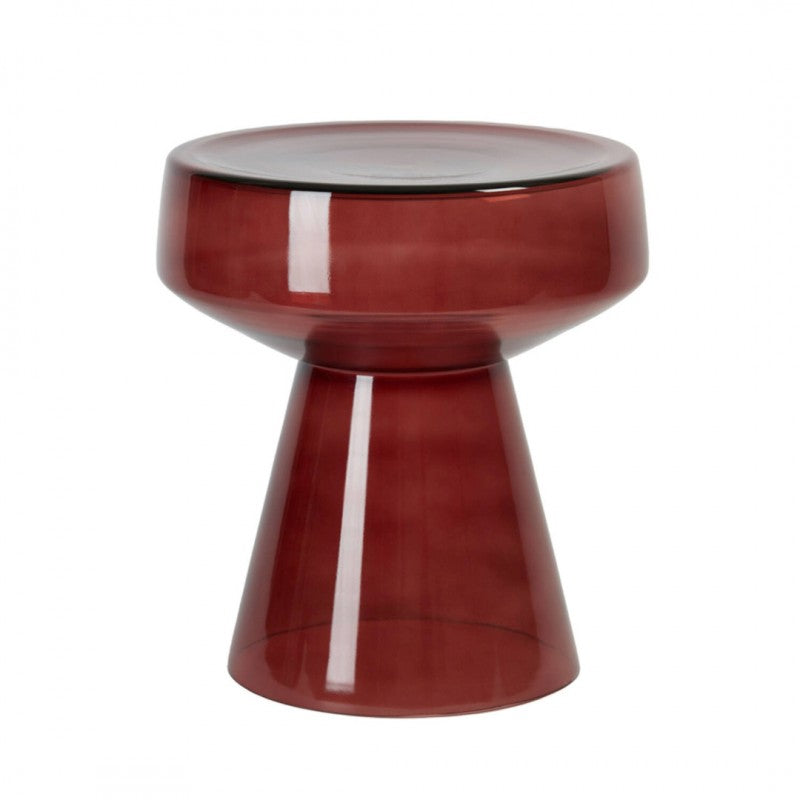 SIDE TABLE DKW GLASS RED
