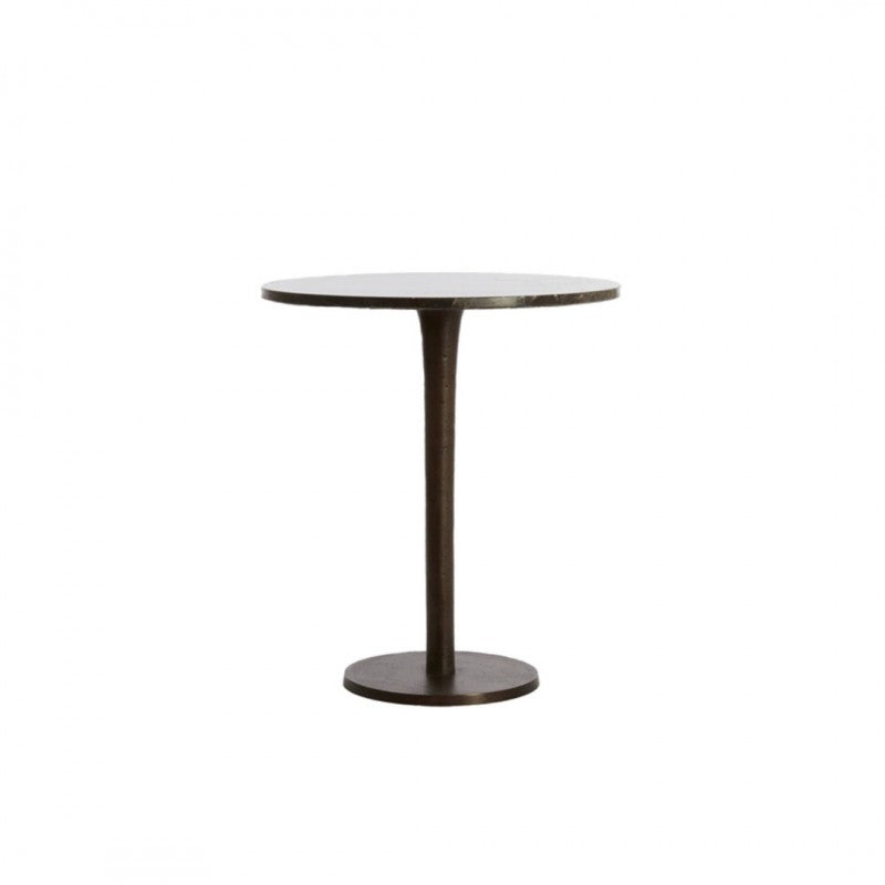 SIDE TABLE PZ MARBLE BROWN 50