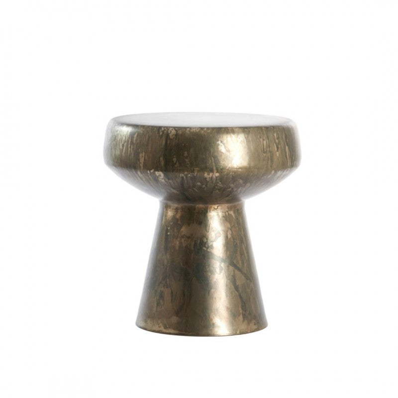 SIDE TABLE DKW ANTIQUE SILVER