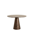 DINING TABLE YNZ MARBLE BROWN 100