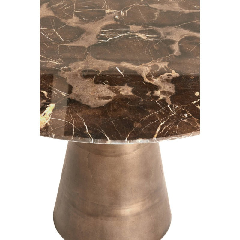 DINING TABLE YNZ MARBLE BROWN 100
