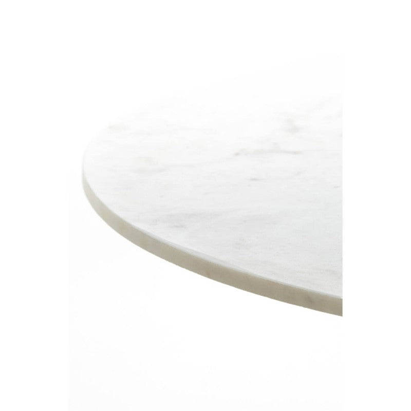 DINING TABLE LYD WHITE MARBLE BRONZE LEG 100
