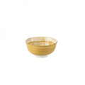 BOWL JAM PORCELAIN WHITE OCHRE