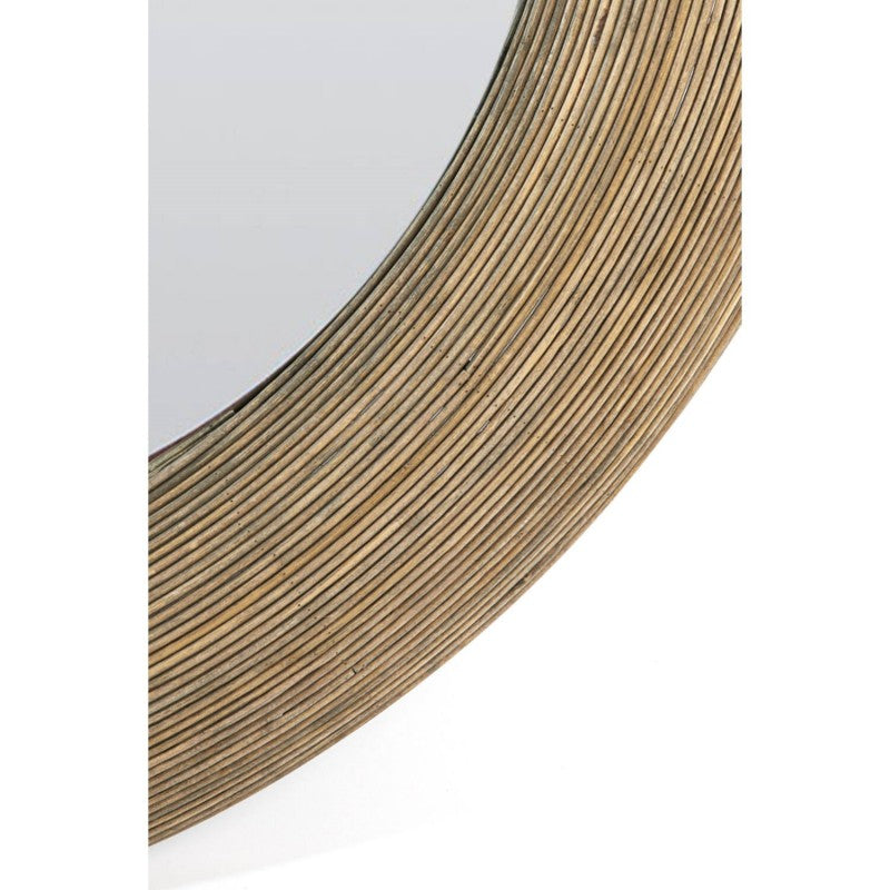 MIRROR PAUL RATTAN BROWN 110