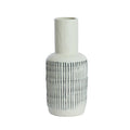 VASE DECO DAKA MATT CREAM BLACK