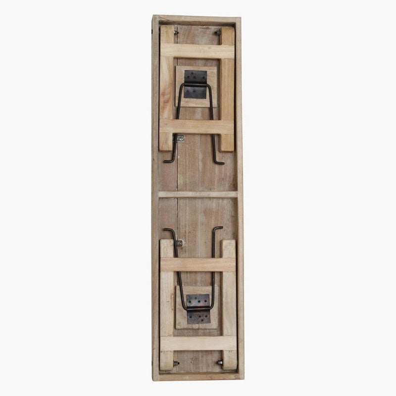 WHITEWASH FOLDING BENCH 120