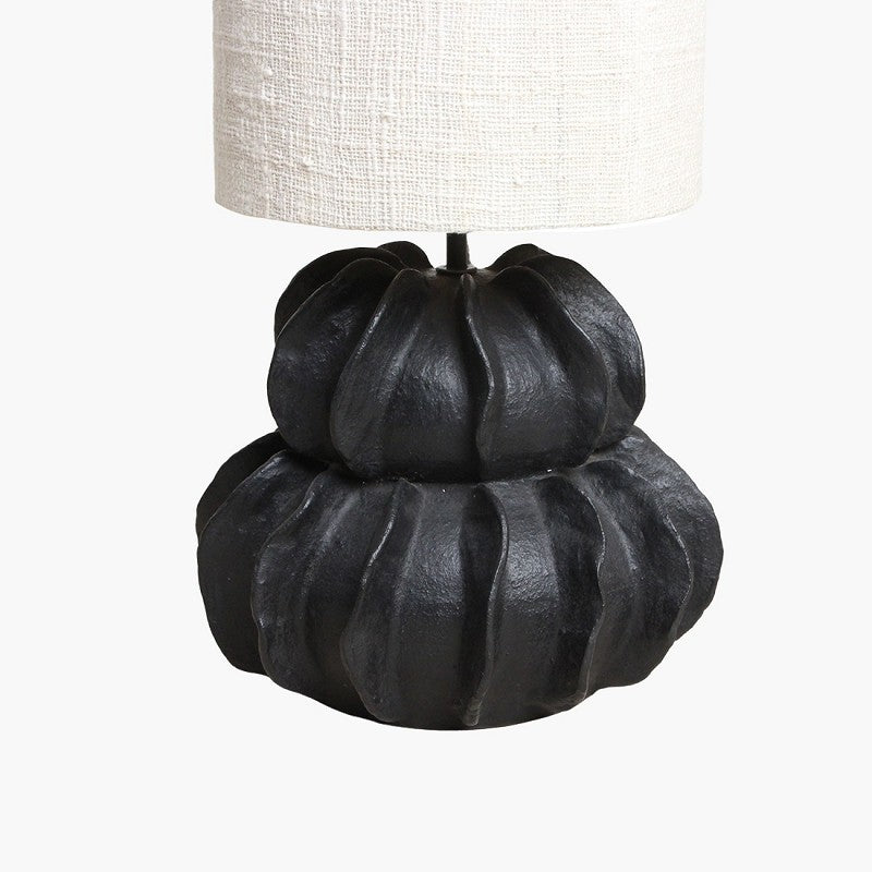BOLE TABLE LAMP TERRACOTTA BLACK