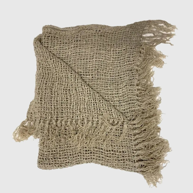 SOHO THROW RAW LINEN 170