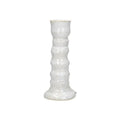 CANDLE HOLDER HARA CLAY WHITE