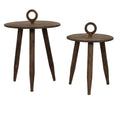 CAFE TABLE DUO SET OF 2 MANGO WOOD