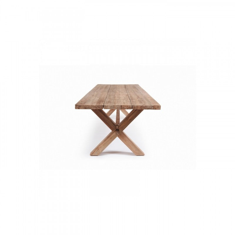 TEAK RECYCLED DINING TABLE 300