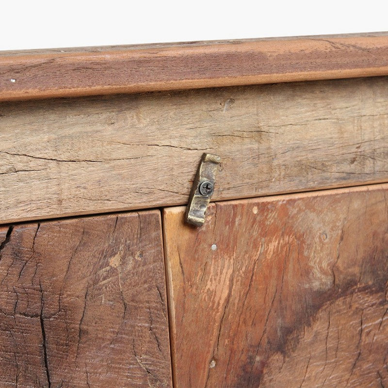 FARMWOOD SIDEBOARD 4 DOOR RECYCLED TEAK 172