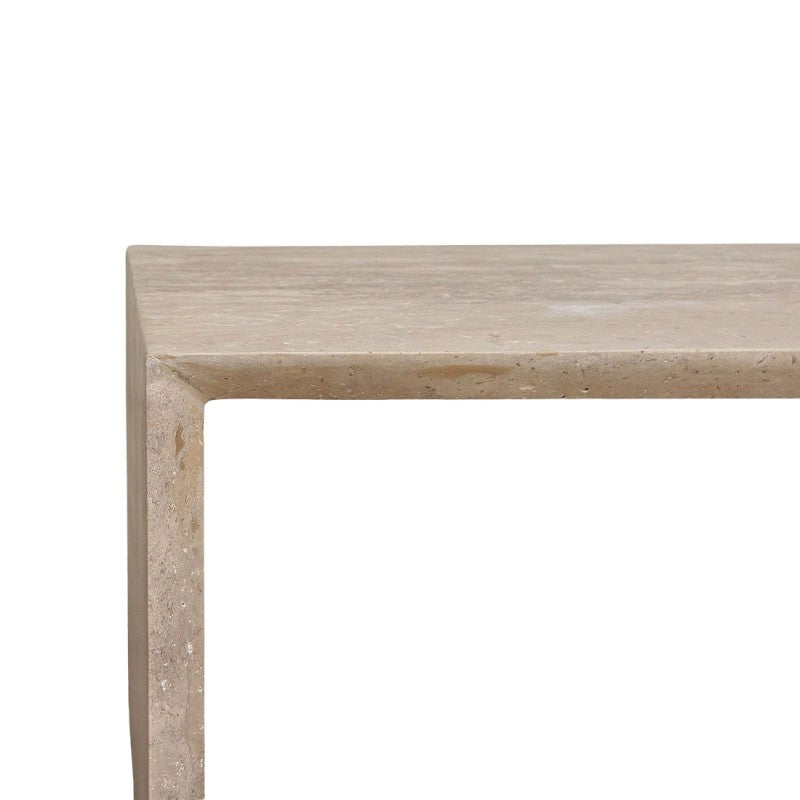 TRAVERTIN CAFE TABLE NATURAL 160