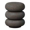 SIDE TABLE DOTS BLACK POLY