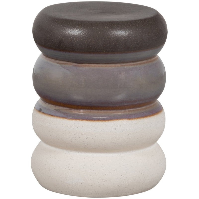 BUB SIDE TABLE CERAMICS GREY WHITE