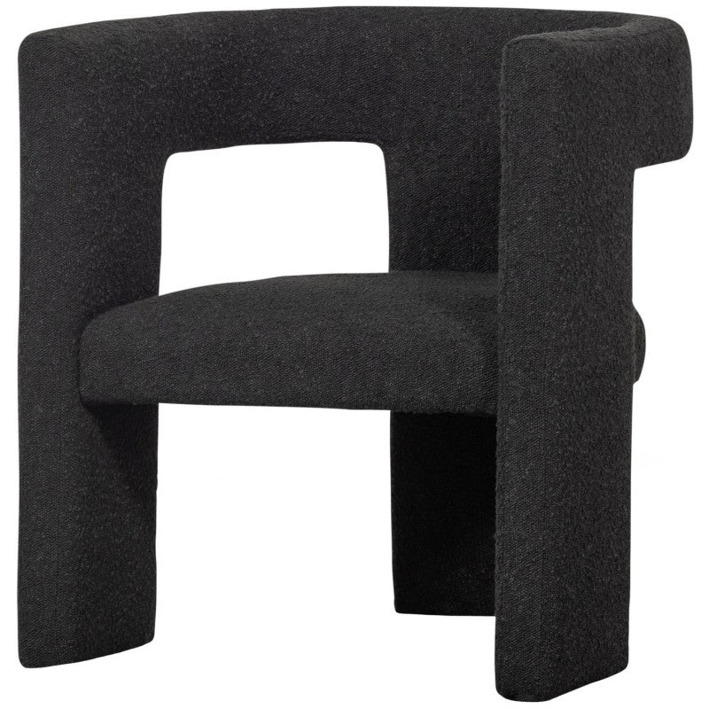 WAW ARMCHAIR BOUCLÉ DARK GREY