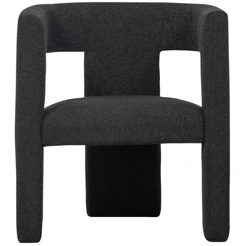 WAW ARMCHAIR BOUCLÉ DARK GREY