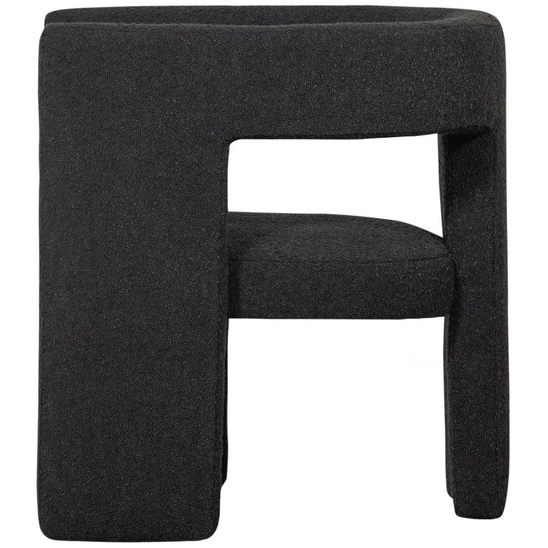 WAW ARMCHAIR BOUCLÉ DARK GREY